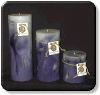 3" Round diameter - 9" tall candle